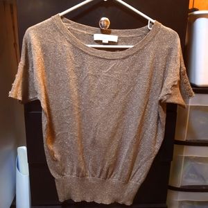 Metallic sweater XS